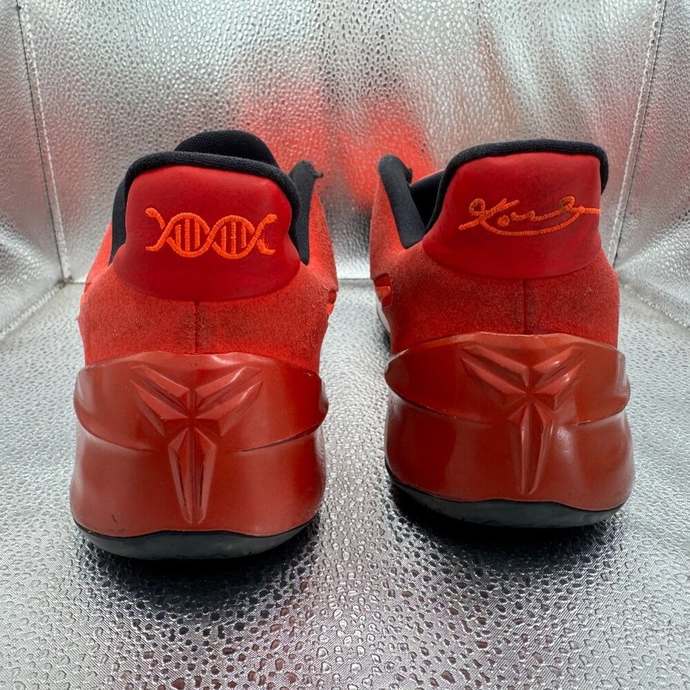 Size 7 Nike Mens Kobe AD University Red Black Logo Basketball Shoes 852425-608 - Picture 9 of 12